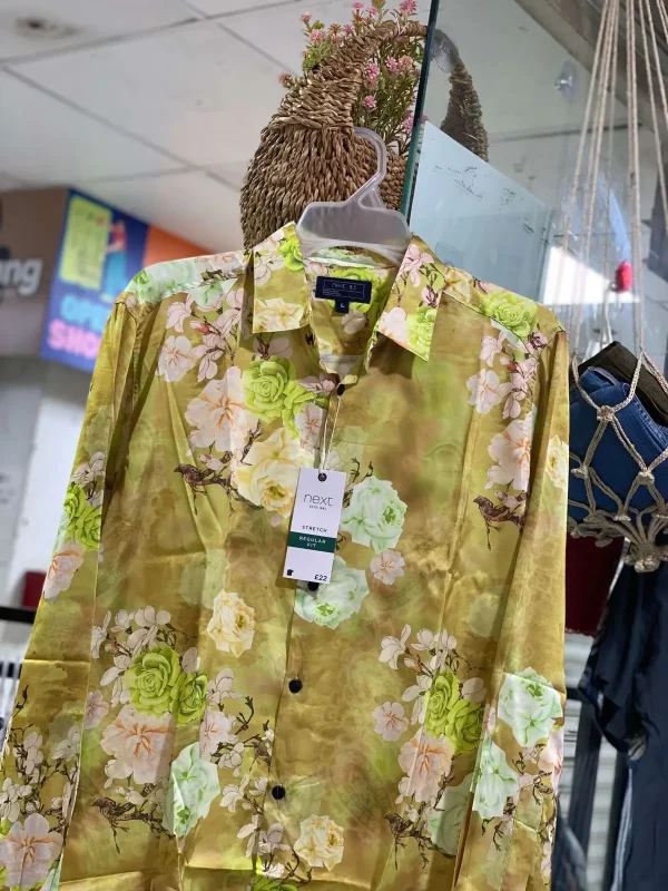 Samu silk print shirt