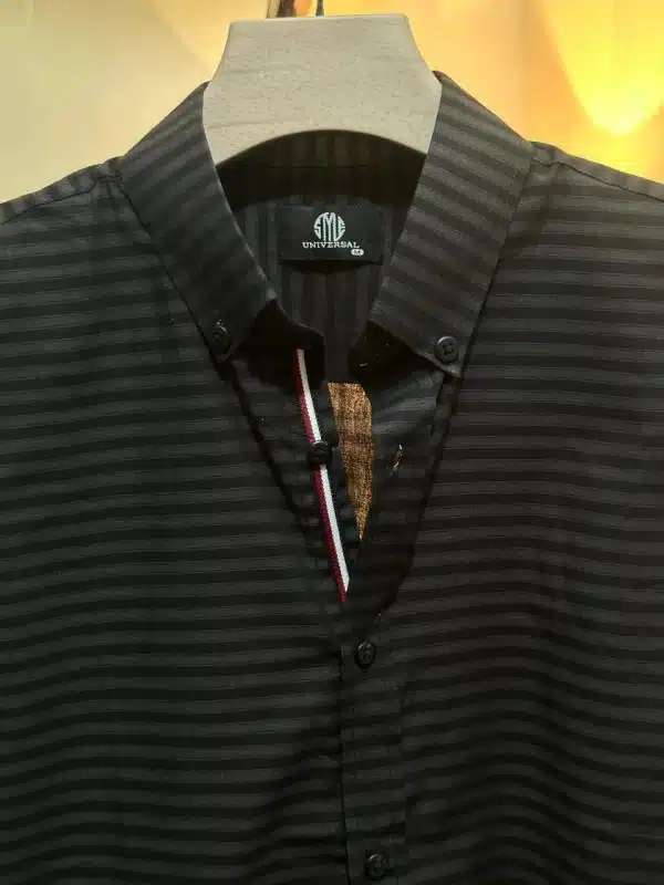 Casual Black Strip Shirt
