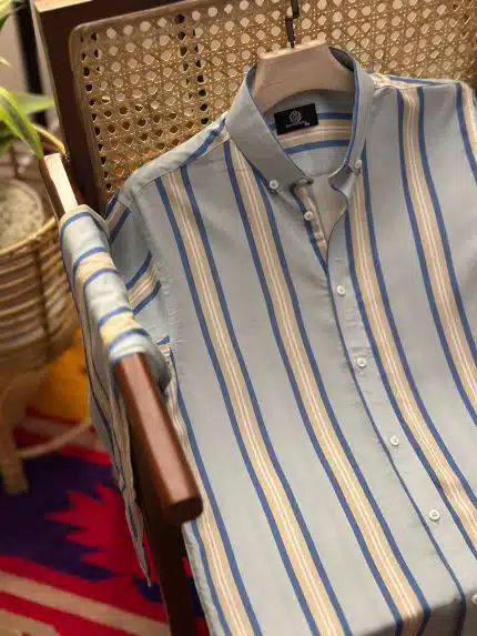 The Azure Parallel ( Sky Blue Multi-Stripe )
